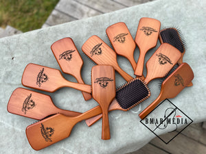 Personalized Engraved Horse Mane & Tail Brushes