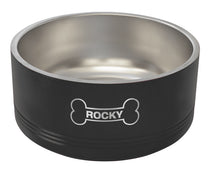 Load image into Gallery viewer, Custom Engraved Dog Bowl 18oz
