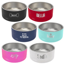 Load image into Gallery viewer, Custom Engraved Dog Bowl 64oz
