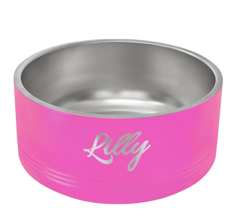 Custom Engraved Dog Bowl 64oz