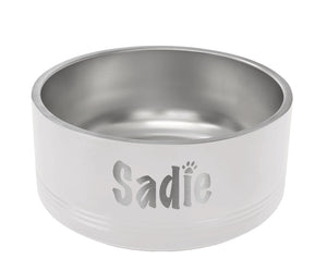 Custom Engraved Dog Bowl 32 oz