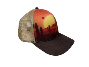 Cactus Sunset Snap Back - BLANK