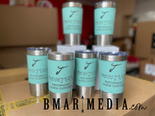 Load image into Gallery viewer, Engraved Leather Wrapped Tumblers - 20 Oz
