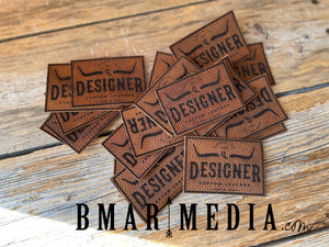 Engraved Leather Patches