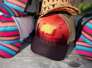 Cactus Sunset Snap Back - BLANK