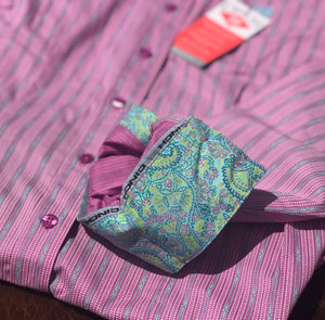 Women's Pink Striped Cinch