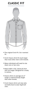 Men's Striped Blue Tencel Cinch® Button Up