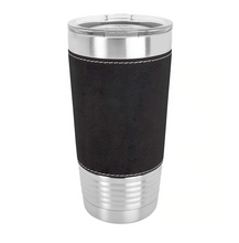 Load image into Gallery viewer, Engraved Leather Wrapped Tumblers - 20 Oz
