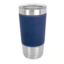 Load image into Gallery viewer, Engraved Leather Wrapped Tumblers - 20 Oz
