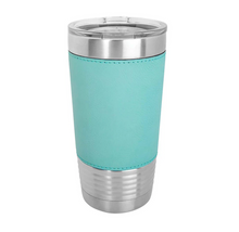 Load image into Gallery viewer, Engraved Leather Wrapped Tumblers - 20 Oz
