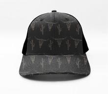 Load image into Gallery viewer, Charcoal Bulls &amp; Cactus - Blank
