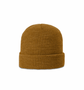 Richardson Waffle Knit Beanie with Direct Embroidery