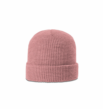 Load image into Gallery viewer, Richardson Waffle Knit Beanie with Direct Embroidery

