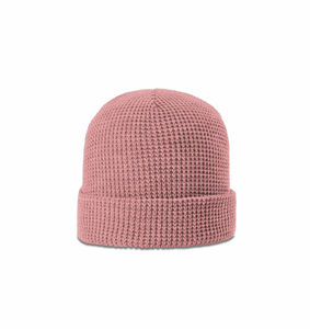 Richardson Waffle Knit Beanie with Direct Embroidery