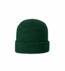 Richardson Waffle Knit Beanie with Direct Embroidery