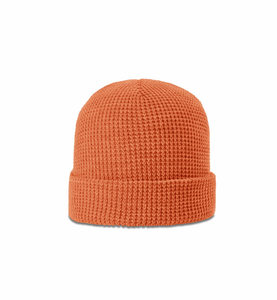 Richardson Waffle Knit Beanie with Direct Embroidery