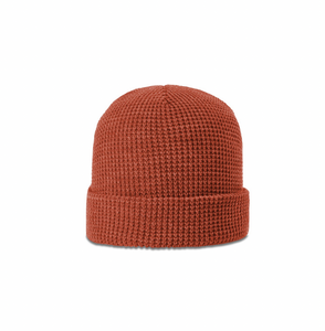 Richardson Waffle Knit Beanie with Direct Embroidery