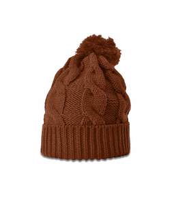 Richardson Pom Pom Beanie with Direct Embroidery