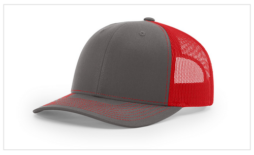 Charcoal/Red