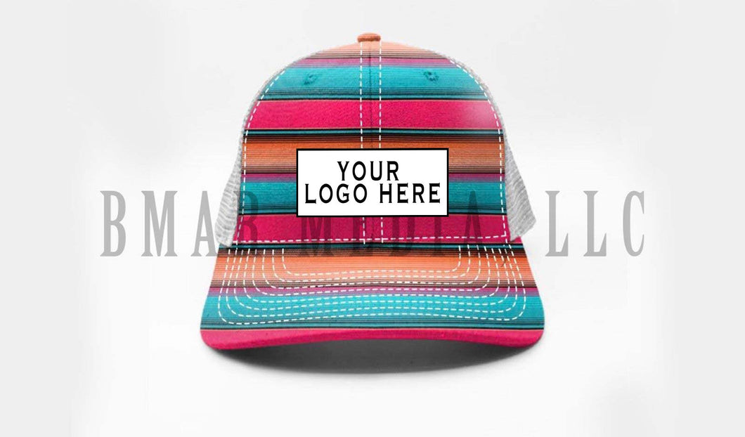 Serape Snap Back with Patches